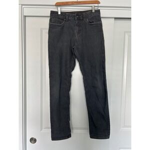 Prana Mens Slim Fit Jeans 31x32 Charcoal Gray 5-Pocket Stretch Denim Pants